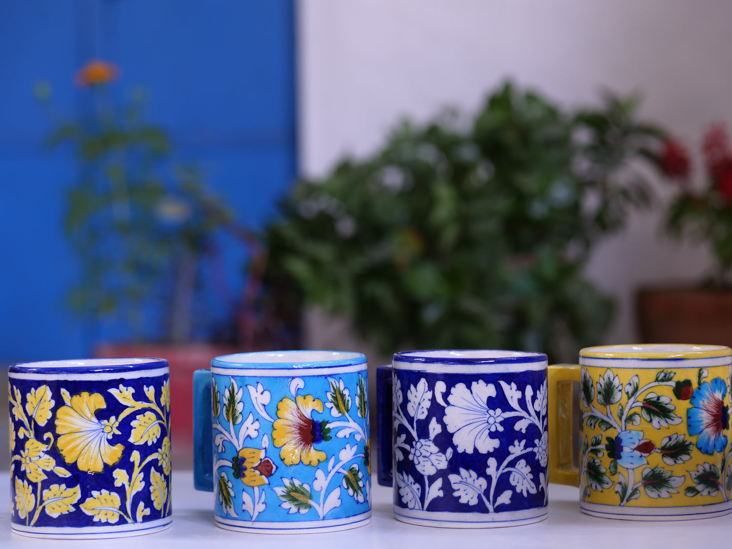 Blue Pottery Royal Cup Set